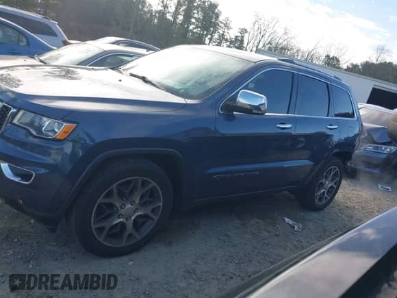 2021 Jeep Grand Cherokee Limited with VIN 1C4RJEBG1MC783023, listed as a IAAI auction lot 41742639 with 33,254 mi miles and . Bid and sale history available at DreamBid. Image 14.