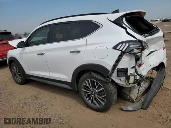 2021 Hyundai Tucson SEL with VIN KM8J3CAL8MU310025, listed as a Copart auction lot 68034095 with 64,582 mi miles and Salvage title. Bid and sale history available at DreamBid. Image 2.