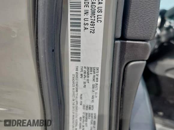 2021 Jeep Grand Cherokee Laredo E с VIN 1C4RJEAG0MC749172, выставлен на аукционе Copart как лот 62959115 с пробегом 44 514 миль миль и Чистый • Clean title. История ставок и продаж доступна на DreamBid. Изображение 12.