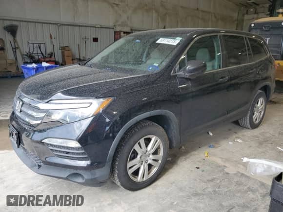 2016 Honda Pilot LX z VIN 5FNYF6H19GB037531, wystawiony jako Copart lot #69114275 z przebiegiem 137 505 mil mil oraz Nie do naprawy • Non repairable. Historia ofert i sprzedaży dostępna na DreamBid. Obrazek 1.