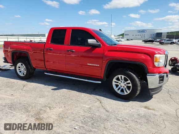 2015 GMC Sierra 1500 with VIN 1GTR1TEHXFZ222389, listed as a Copart auction lot 58923785 with 127,090 mi miles and Salvage title. Bid and sale history available at DreamBid. Image 4.