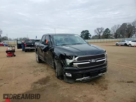 2024 Ford F-150 King Ranch with VIN 1FTFW6LD0RFB25357, listed as a Copart auction lot 45195885 with 9,146 mi miles and Salvage title. Bid and sale history available at DreamBid. Image 11.