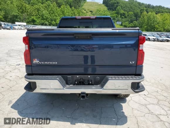2022 Chevrolet Silverado 1500 LT with VIN 1GCPDDEK7NZ567068, listed as a Copart auction lot 59895415 with 49,321 mi miles and Salvage title. Bid and sale history available at DreamBid. Image 6.