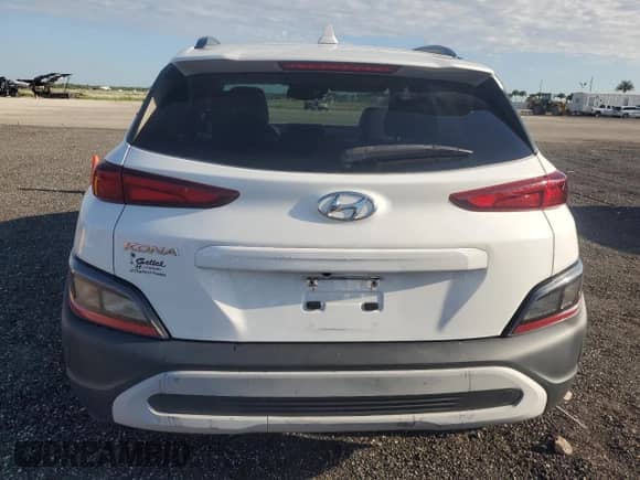 2022 Hyundai Kona SEL с VIN KM8K32AB9NU817569, выставлен на аукционе Copart как лот 80267555 с пробегом 39 745 миль миль и На запчасти • Non repairable. История ставок и продаж доступна на DreamBid. Изображение 6.