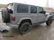 2023 Jeep Wrangler Sahara Altitude with VIN 1C4HJXEG5PW507949, listed as a Copart auction lot 83858664 with 19,967 mi miles and Salvage title. Bid and sale history available at DreamBid. Image 3.