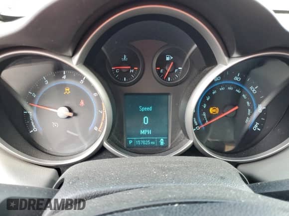 2012 Chevrolet Cruze 1LT with VIN 1G1PF5SC2C7106536, listed as a Copart auction lot 69997625 with 157,025 mi miles and Salvage title. Bid and sale history available at DreamBid. Image 9.