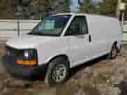 2009 Chevrolet Express Cargo z VIN 1GCFG15XX91104178, wystawiony jako Copart lot #46849435 z przebiegiem 158 759 mil mil oraz Czysty tytuł • Clean title. Historia ofert i sprzedaży dostępna na DreamBid. Obrazek 1.