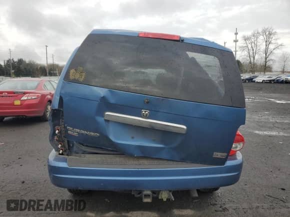 2005 Dodge Durango SLT with VIN 1D4HD48D25F532329, listed as a Copart auction lot 44386305 with 149,100 mi miles and Salvage title. Bid and sale history available at DreamBid. Image 6.