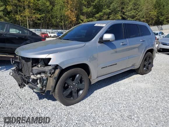 2016 Jeep Grand Cherokee High Altitude with VIN 1C4RJECG8GC351872, listed as a Copart auction lot 75978654 with 133,888 mi miles and Salvage title. Bid and sale history available at DreamBid. Image 1.