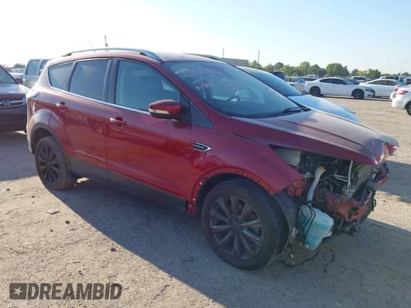 2017 Ford Escape Titanium с VIN 1FMCU0JD8HUF07411, выставлен на аукционе IAAI как лот 43135506 с пробегом 84 361 миль миль и . История ставок и продаж доступна на DreamBid. Изображение 1.