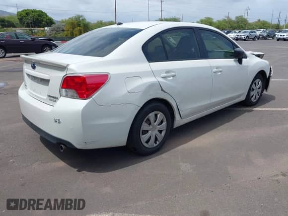 2016 Subaru Impreza with VIN JF1GJAA60GH023932, listed as a IAAI auction lot 42629397 with 69,026 mi miles and . Bid and sale history available at DreamBid. Image 4.