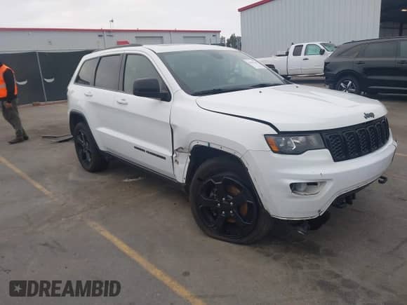 2018 Jeep Grand Cherokee Laredo E z VIN 1C4RJFAG2JC503130, wystawiony jako IAAI lot #41527333 z przebiegiem 95 669 mil mil oraz . Historia ofert i sprzedaży dostępna na DreamBid. Obrazek 1.