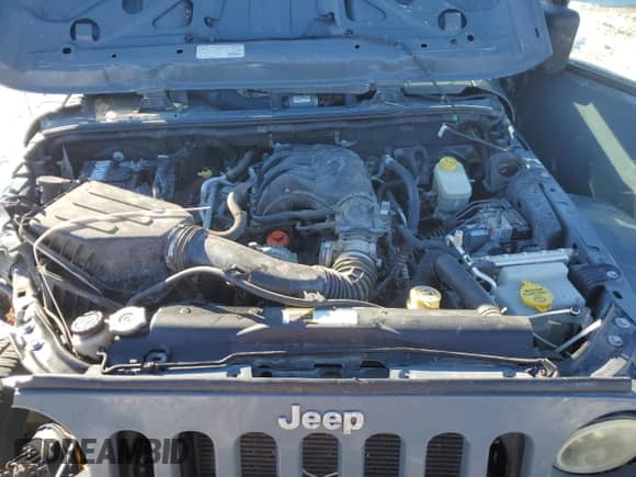 2013 Jeep Wrangler Rubicon with VIN 1C4BJWCG4DL700853, listed as a Copart auction lot 42822285 with 126,433 mi miles and Salvage title. Bid and sale history available at DreamBid. Image 12.