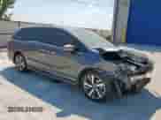 2024 Honda Odyssey Touring with VIN 5FNRL6H80RB034191, listed as a Copart auction lot 81036915 with 16,978 mi miles and Salvage title. Bid and sale history available at DreamBid. Image 4.