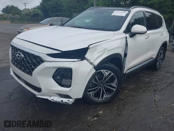 2020 Hyundai Santa Fe SEL with VIN 5NMS3CAA4LH176420, listed as a IAAI auction lot 42472600 with 59,221 mi miles and . Bid and sale history available at DreamBid. Image 6.
