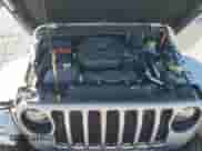 2021 Jeep Wrangler Unlimited Sahara with VIN 1C4JJXP67MW686559, listed as a Copart auction lot 52409305 with 43,902 mi miles and Salvage title. Bid and sale history available at DreamBid. Image 12.