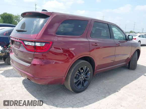 2025 Dodge Durango GT with VIN 1C4RDJDG2SC534157, listed as a IAAI auction lot 42446590 with 5,414 mi miles and . Bid and sale history available at DreamBid. Image 4.