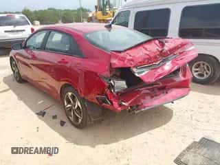 2023 Hyundai Elantra SEL with VIN KMHLS4AG4PU509419, listed as a IAAI auction lot 43026647 with 14,875 mi miles and . Bid and sale history available at DreamBid. Image 3.