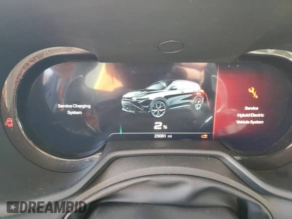 2024 Dodge Hornet R/T z VIN ZACPDFCWXR3A26383, wystawiony jako Copart lot #89390815 z przebiegiem 25 061 mil mil oraz Nie do naprawy • Non repairable. Historia ofert i sprzedaży dostępna na DreamBid. Obrazek 9.