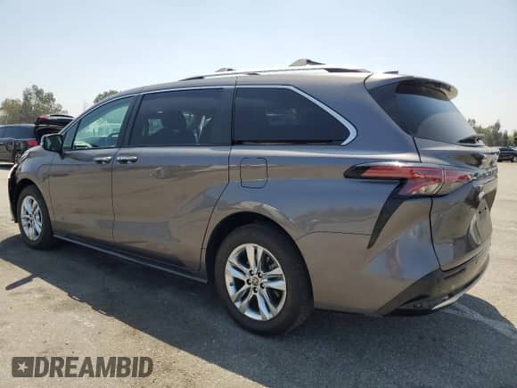 2024 Toyota Sienna Limited с VIN 5TDZRKEC6RS189999, выставлен на аукционе Copart как лот 62719365 с пробегом 21 225 миль миль и Списание • Salvage title. История ставок и продаж доступна на DreamBid. Изображение 2.