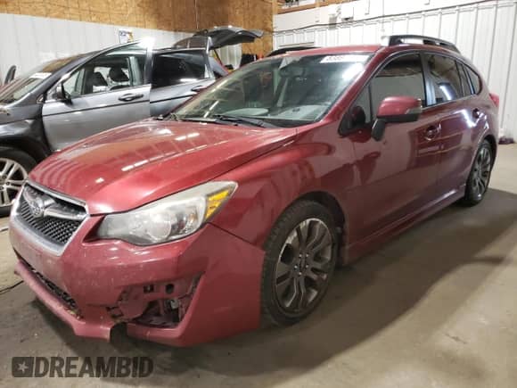 2015 Subaru Impreza Special Sports Limited z VIN JF1GPAW68FH219977, wystawiony jako Copart lot #83861035 z przebiegiem 82 845 mil mil oraz Szkoda całkowita • Salvage title. Historia ofert i sprzedaży dostępna na DreamBid. Obrazek 1.