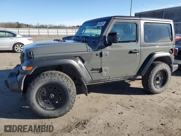 2022 Jeep Wrangler Sport с VIN 1C4HJXAG5NW235311, выставлен на аукционе Copart как лот 45044255 с пробегом 27 280 миль миль и Списание • Salvage title. История ставок и продаж доступна на DreamBid. Изображение 1.