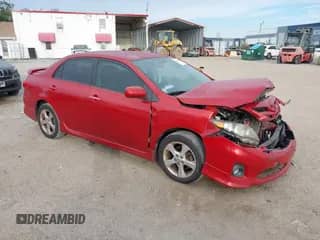 2011 Toyota Corolla S with VIN 2T1BU4EE9BC700195, listed as a IAAI auction lot 43244780 with 152,945 mi miles and . Bid and sale history available at DreamBid. Image 1.