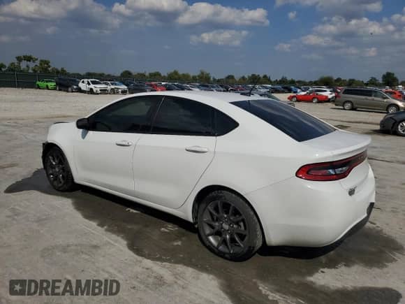 2016 Dodge Dart SE with VIN 1C3CDFAA7GD555580, listed as a Copart auction lot 80260045 with 55,804 mi miles and Salvage title. Bid and sale history available at DreamBid. Image 2.