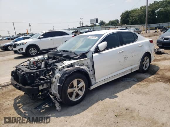 2015 Kia Optima LX z VIN KNAGM4A7XF5619462, wystawiony jako Copart lot #67629035 z przebiegiem Nie podano mil oraz Czysty tytuł • Clean title. Historia ofert i sprzedaży dostępna na DreamBid. Obrazek 1.