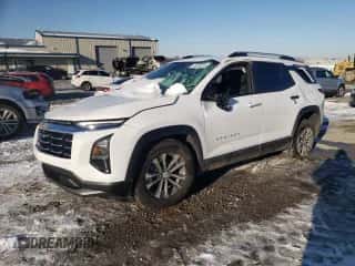 2025 Chevrolet Equinox FWD LT с VIN 3GNAXHEG9SL255697, выставлен на аукционе Copart как лот 46293325 с пробегом 700 миль миль и Списание • Salvage title. История ставок и продаж доступна на DreamBid. Изображение 1.