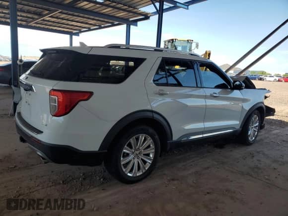 2020 Ford Explorer Limited z VIN 1FMSK8FHXLGA63287, wystawiony jako Copart lot #69707965 z przebiegiem 43 855 mil mil oraz Szkoda całkowita • Salvage title. Historia ofert i sprzedaży dostępna na DreamBid. Obrazek 3.
