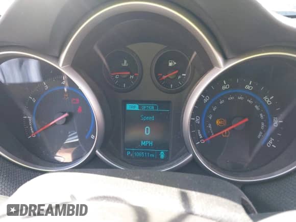 2015 Chevrolet Cruze LT with VIN 1G1PC5SB7F7180748, listed as a IAAI auction lot 43118576 with 106,511 mi miles and . Bid and sale history available at DreamBid. Image 7.