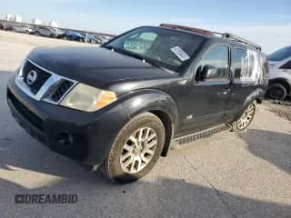 2008 Nissan Pathfinder LE z VIN 5N1BR18A88C601437, wystawiony jako Copart lot #41703635 z przebiegiem 157 055 mil mil oraz Szkoda całkowita • Salvage title. Historia ofert i sprzedaży dostępna na DreamBid. Obrazek 1.