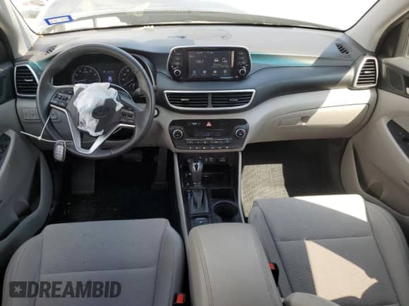2021 Hyundai Tucson Sport with VIN KM8J33AL3MU409139, listed as a Copart auction lot 69605914 with 49,239 mi miles and Salvage title. Bid and sale history available at DreamBid. Image 8.