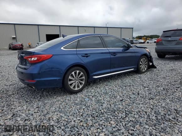 2015 Hyundai Sonata Limited with VIN 5NPE34AF7FH115035, listed as a Copart auction lot 80206025 with 52,210 mi miles and Salvage title. Bid and sale history available at DreamBid. Image 3.
