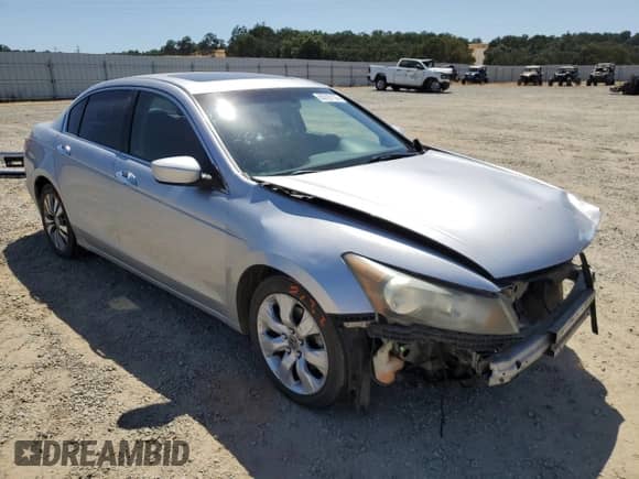 2009 Honda Accord EX-L with VIN 1HGCP36859A001452, listed as a Copart auction lot 65797135 with 190,913 mi miles and Salvage title. Bid and sale history available at DreamBid. Image 4.