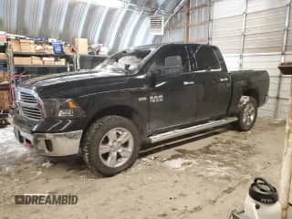 2015 Ram 1500 Big Horn with VIN 1C6RR7LT0FS600615, listed as a Copart auction lot 45966765 with 215,248 mi miles and Salvage title. Bid and sale history available at DreamBid. Image 1.