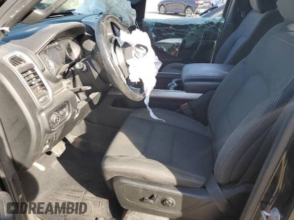 2019 Ram 1500 Big Horn with VIN 1C6SRFFT0KN540643, listed as a Copart auction lot 84833015 with 176,875 mi miles and Salvage title. Bid and sale history available at DreamBid. Image 7.