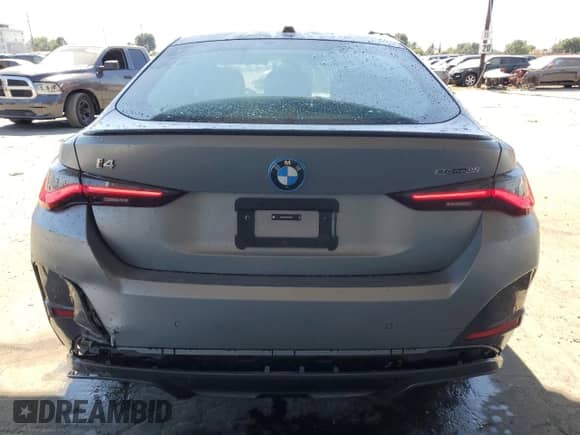 2024 BMW i4 eDrive35 with VIN WBY43AW05RFT55891, listed as a Copart auction lot 66478405 with 8,583 mi miles and Salvage title. Bid and sale history available at DreamBid. Image 6.