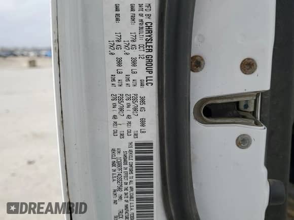 2013 Ram 1500 Tradesman с VIN 1C6RR7FT4DS527502, выставлен на аукционе Copart как лот 49589755 с пробегом 257 902 миль миль и Списание • Salvage title. История ставок и продаж доступна на DreamBid. Изображение 14.