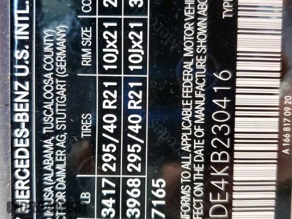 2019 Mercedes-Benz GLS 550 with VIN 4JGDF7DE4KB230416, listed as a Copart auction lot 59352145 with 85,434 mi miles and Salvage title. Bid and sale history available at DreamBid. Image 14.