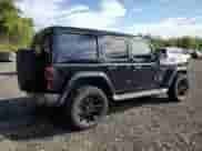 2023 Jeep Wrangler Sahara with VIN 1C4JJXP63PW513576, listed as a Copart auction lot 81793795 with 41,387 mi miles and Salvage title. Bid and sale history available at DreamBid. Image 3.