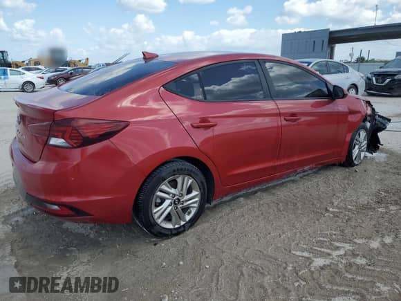 2020 Hyundai Elantra Value Edition with VIN 5NPD84LF1LH514027, listed as a Copart auction lot 53707075 with 70,932 mi miles and Clean title. Bid and sale history available at DreamBid. Image 3.