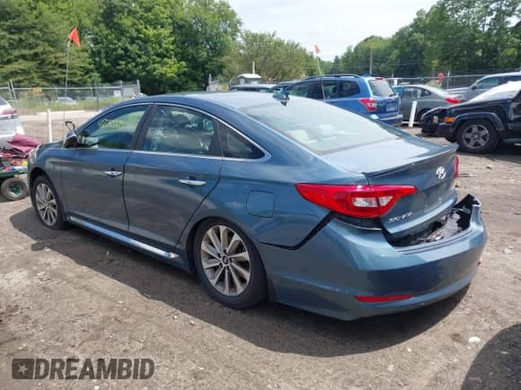 2017 Hyundai Sonata Limited с VIN 5NPE34AF5HH500483, выставлен на аукционе IAAI как лот 42790270 с пробегом 45 856 миль миль и . История ставок и продаж доступна на DreamBid. Изображение 3.