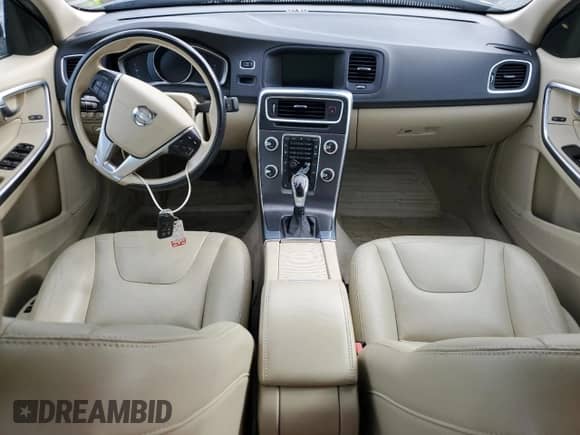 2015 Volvo S60 T5 Drive-E Premier with VIN YV126MFK8F1337939, listed as a Copart auction lot 68280295 with Not provided miles and Salvage title. Bid and sale history available at DreamBid. Image 8.