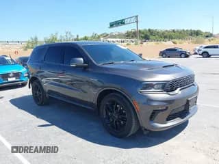 2021 Dodge Durango R/T with VIN 1C4SDJCT4MC716350, listed as a IAAI auction lot 43144527 with 52,046 mi miles and . Bid and sale history available at DreamBid. Image 1.