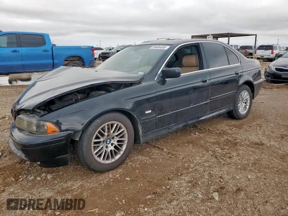 2001 BMW 5 Series 530i с VIN WBADT63451CF13044, выставлен на аукционе Copart как лот 59404495 с пробегом Не указан миль и Списание • Salvage title. История ставок и продаж доступна на DreamBid. Изображение 1.