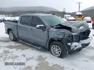 2021 Chevrolet Silverado 1500 LT z VIN 1GCUYDET7MZ134591, wystawiony jako IAAI lot #41261339 z przebiegiem 69 601 mil mil oraz . Historia ofert i sprzedaży dostępna na DreamBid. Obrazek 1.