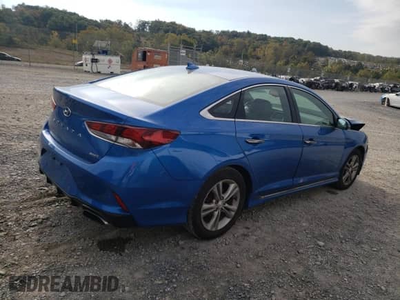 2018 Hyundai Sonata SEL with VIN 5NPE34AF2JH669026, listed as a Copart auction lot 85666735 with 78,626 mi miles and Salvage title. Bid and sale history available at DreamBid. Image 3.