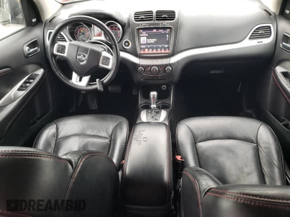 2015 Dodge Journey R/T with VIN 3C4PDDEG9FT749584, listed as a Copart auction lot 66297275 with 150,483 mi miles and Salvage title. Bid and sale history available at DreamBid. Image 8.